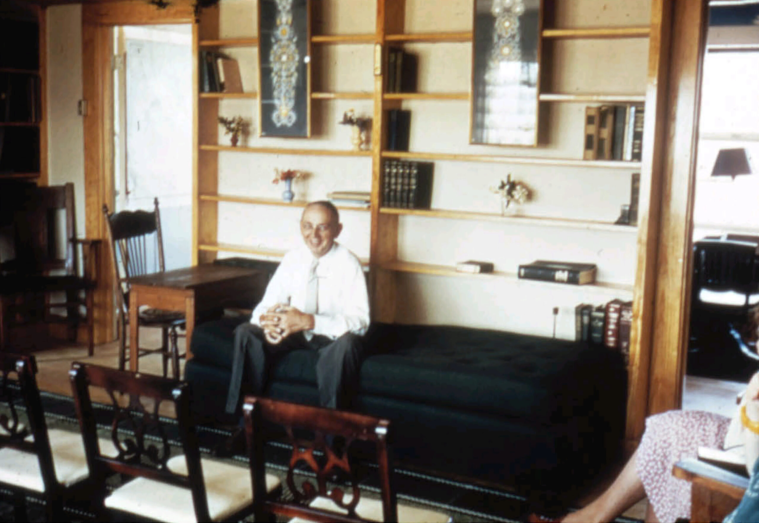 Edgar Cayce Historic Photo on Couch